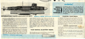 The instructions that accompanied the Ethan Allen model kit described the newly commissioned submarine as the "mightiest addition to the Polaris fleet."